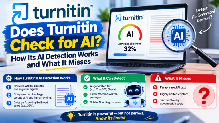 Does Turnitin Check for AI