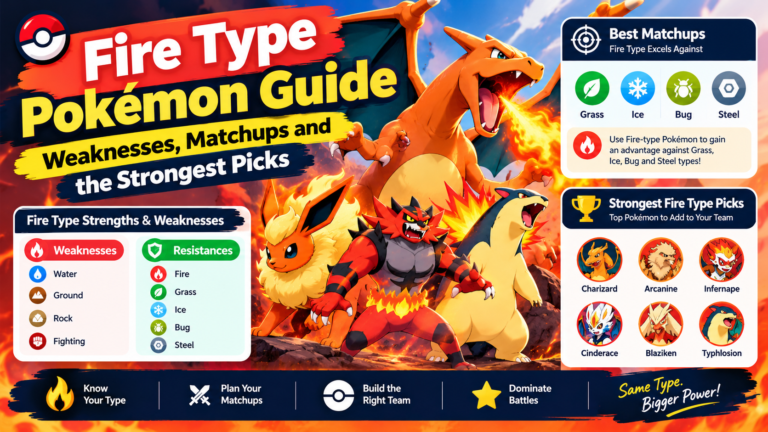 Fire Type Pokemon