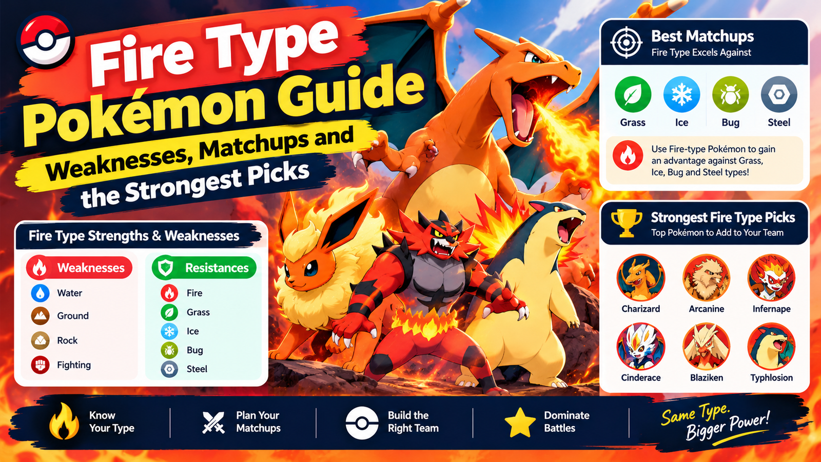 Fire Type Pokemon