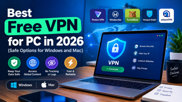 Best Free VPN for PC in 2026 (Safe Options for Windows and Mac)