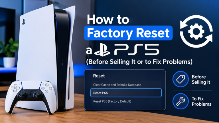 How to Factory Reset PS5