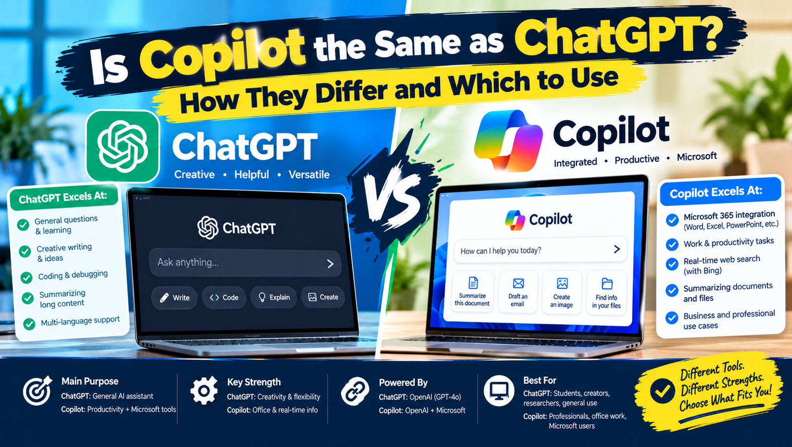 Is Copilot the Same as ChatGPT