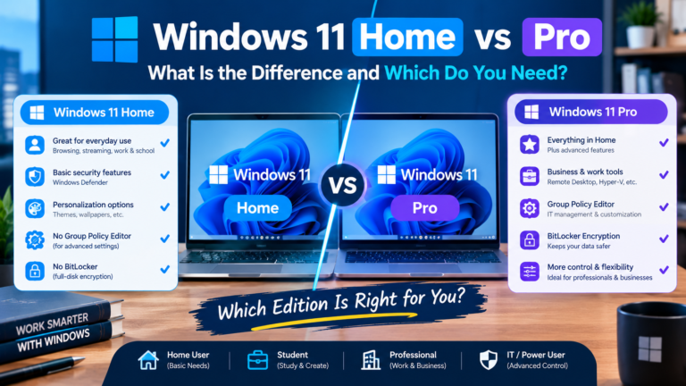 Windows 11 Home vs Pro: What Is the Difference and Which Do You Need?