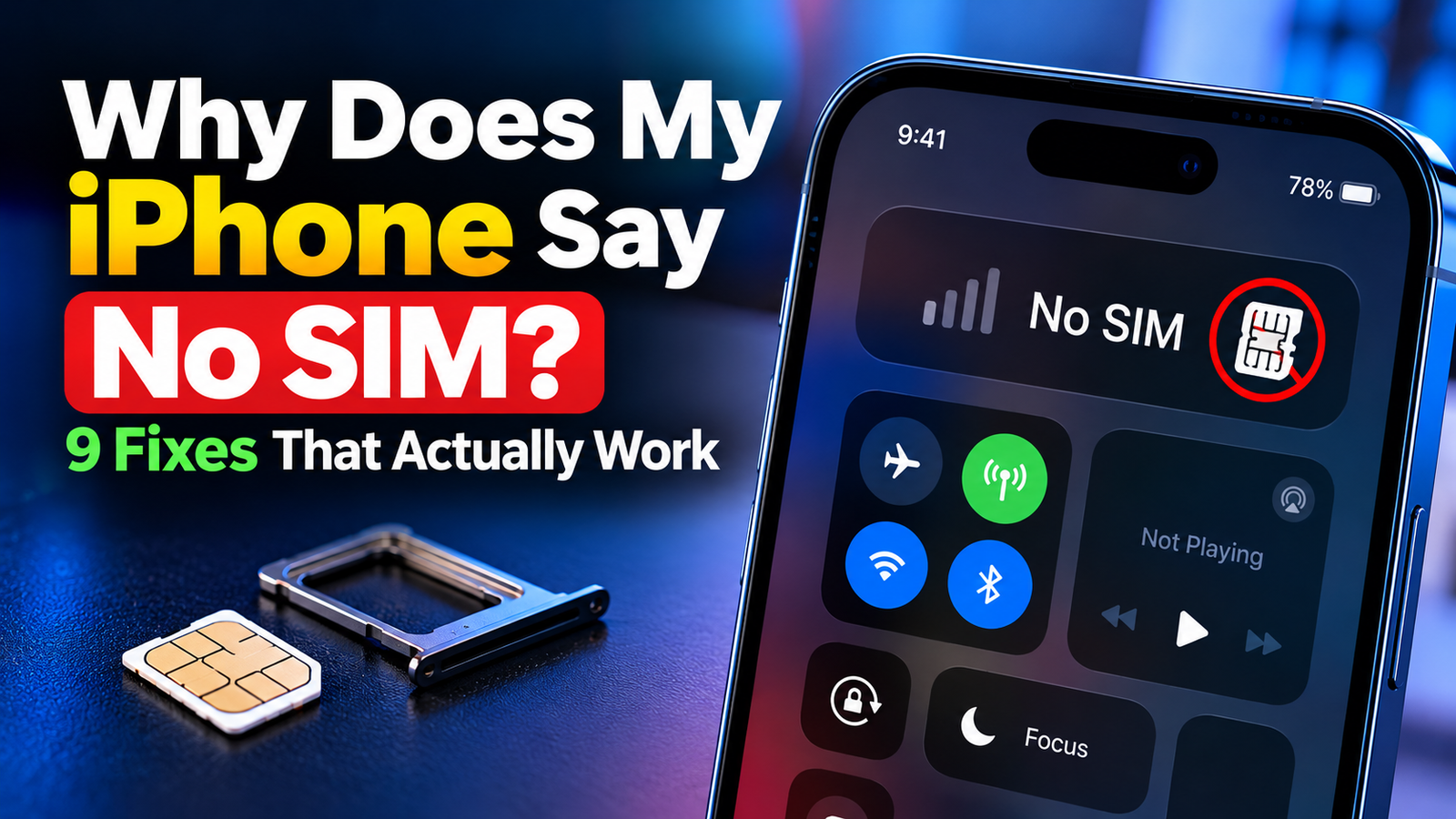 iPhone No SIM